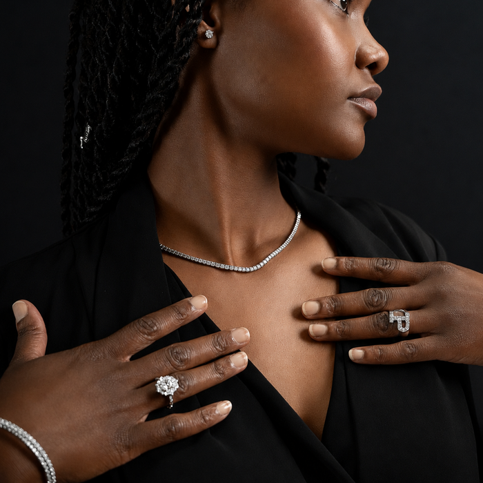 Diamond Necklace & Ring