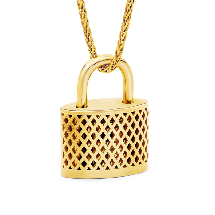 Mens Locket Back